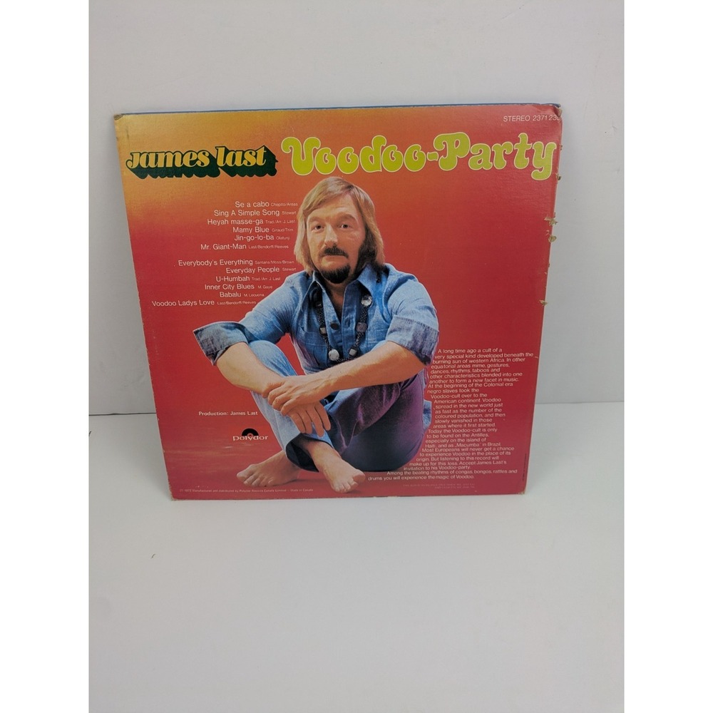 James Last Voodoo-Party Vinyl‎ LP Polydor 1972 Stereo 2371235 - Picture 3 of 7